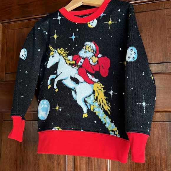Fifth Sun Xmas 🎅🦄Sweater Size Small  5/6 - Picture 2 of 6
